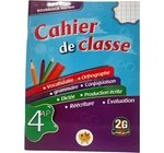 CAHIER DE CLASSE 4AP FRANCAIS 