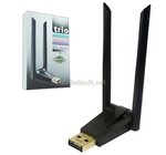 CLE USB WIFI   3NONAP DOUBLE ANTENNE  300M W-136 
