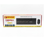 COMBO CLAVIER + SOURIS USB TAPPEX NOIR TECHNO 8705 