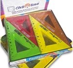 EQUERRE PVC ECOLIER OPAQUE 15 CM CA LINE  