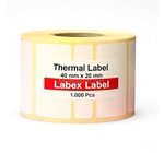 ETIQUETTE CODE BARRE 20X40 MM - 2000 ETIQUETTES 