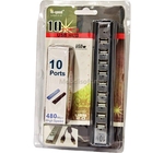 HUB USB 10 PORTS 2.0 