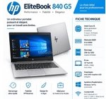 MICRO Portable USED HP ELITEBOOK 840G5/I5-11G/8G/250G SSD/14 