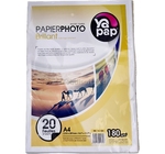 PAPIER PHOTO A4 180G  20F YAPAP 1325 