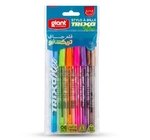 POCHETTE 06 STYLO A BILLE COULEUR  TRIXA NEO  GIANT G-1758 