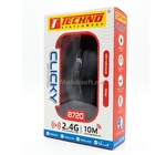 SOURIS S/F  WERLESS CLICKY  NOIR/GRIS  TECHNO 8720 