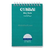 BLOC NOTE A6 SPIRAL HILLAL 160P