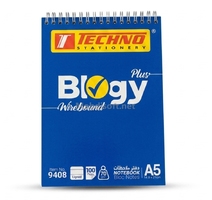 BLOC NOTE SPIRAL  A5 BLOGY PLUS 50F  LIGNE 70G TECHNO...