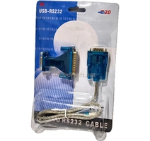 CABLE USB RS232 AVEC ADAPTATION PARALLEL 