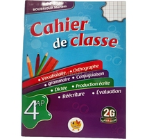 CAHIER DE CLASSE 4AP FRANCAIS 