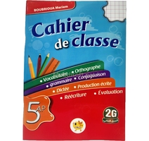 CAHIER DE CLASSE 5AP FRANCAIS 