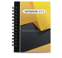 CARNET NOTEBOOK SPIRAL 10X13.5CM C11 TADJ PAP