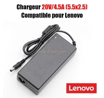 CHARGEUR LAPTOP LENOVO 20V3.25A  5.5X2.5mm 1097 