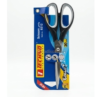CISEAU ASYMETRIQUE 20CM MULTI-COULEUR TECHNO 8312