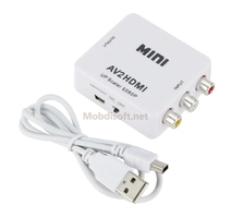 CONVERTISSEUR AV VERS HDMI AV2HDMI  MARQUE MINI Caractéristiques :
•...