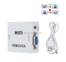 CONVERTISSEUR HDMI VERS VGA HDMI2VGA MARQUE MINI L'adaptateur HDMI vers...