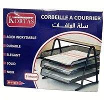 CORBEILLE A COURRIER METAL KORTAS  3 ETAGE  M-1103 