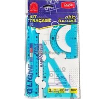 ENSEMBRE REGLE PVC FLIXIBLE 20CM 3PCS GIANT G-1711 BT24