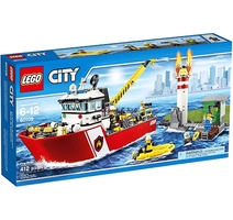 LEGO ORIGNAL Le bateau des pompiers 60109 
	
		
			dimensions du produit...