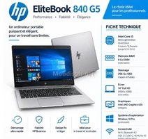 MICRO Portable USED HP ELITEBOOK 840G5/I5-11G/8G/250G SSD/14
