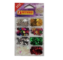 PAILLETTES DECORATIVES JEUX 8 BOITES TECHNO 5056 