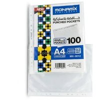 RAME POCHETTE PLASTIQUE A4 30MIC MONAMIX MX-3012