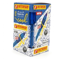 STYLO BILLE 1MM N/R/V/B COOLTECHNO  9798/9799/9800/9804 