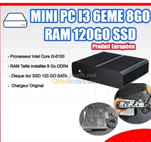 UC BUREAU MINI  NF595-H110 I3-6EME 8GO RAM 120GO SSD +...