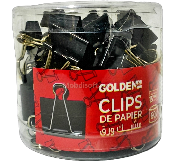 PINCE DOUBLE CLIP 15 MM GOLDEN 15235 BT60